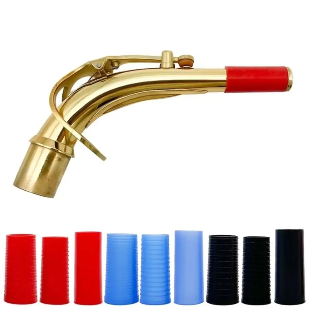 Funda de silicona duradera para saxofón, accesorios para instrumentos de viento, funda de silicona con cuello curvo para saxofón - imagen 4