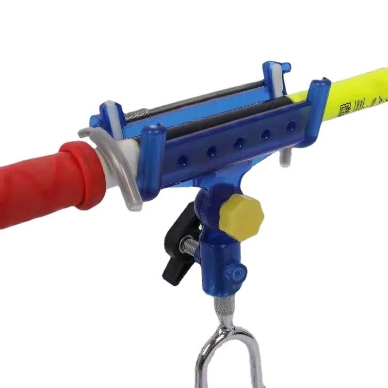 Soporte para caña de pescar con bloqueo de caída y función de desbloqueo de elevación, marco de caña de pescar desmontable, soporte para caña de pescar - imagen 5