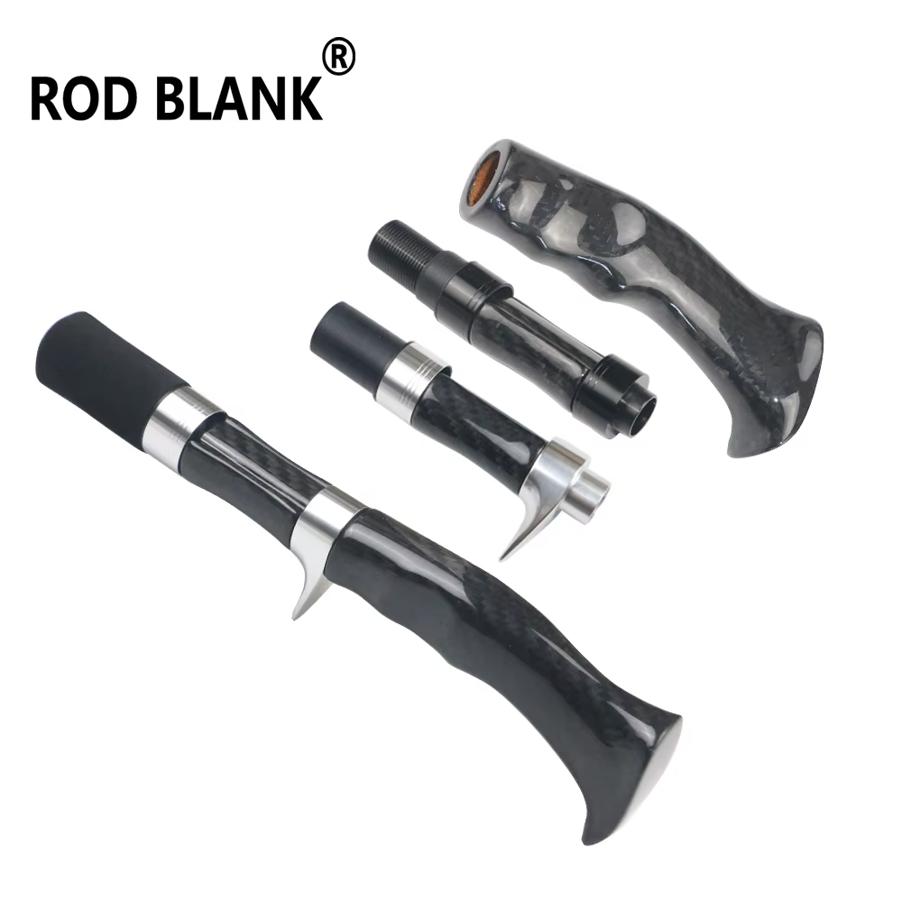 Blank de caña spinning casting 3K carbono con asiento y empuñadura