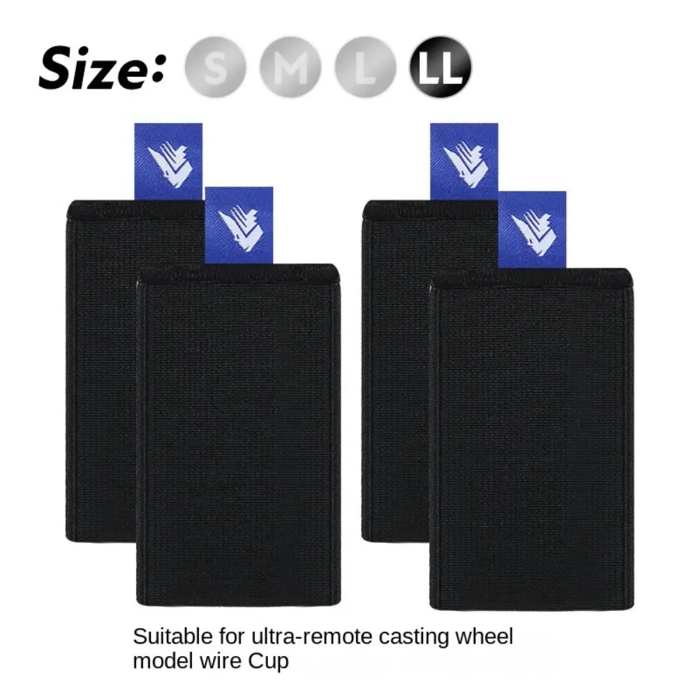 Carrete de pesca con cinturón, rueda giratoria, cinturón de protección de carrete de pesca elástico, herramienta de aparejos de pesca, 4 Uds. - imagen 4