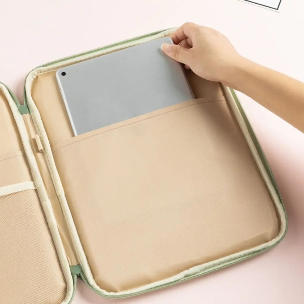 Funda para tableta, funda de bolso de 7,9-12,9 pulgadas para iPad Pro/Samsung/Xiaomi, funda a prueba de golpes, bolsa con múltiples bolsillos - imagen 3