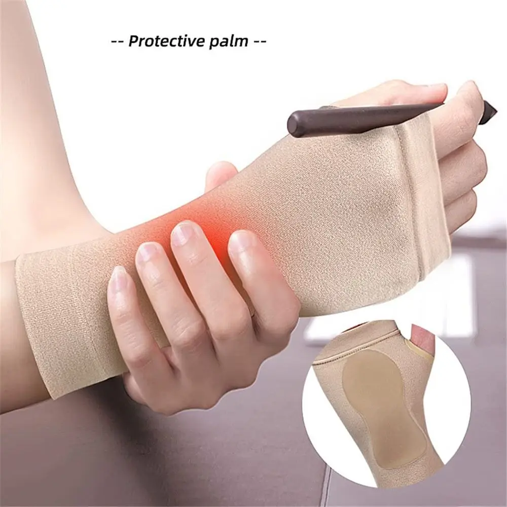 Soporte Universal para pulgar y muñeca suave, guantes elásticos transpirables con almohadillas de Gel suave, mangas de soporte para la palma - imagen 5