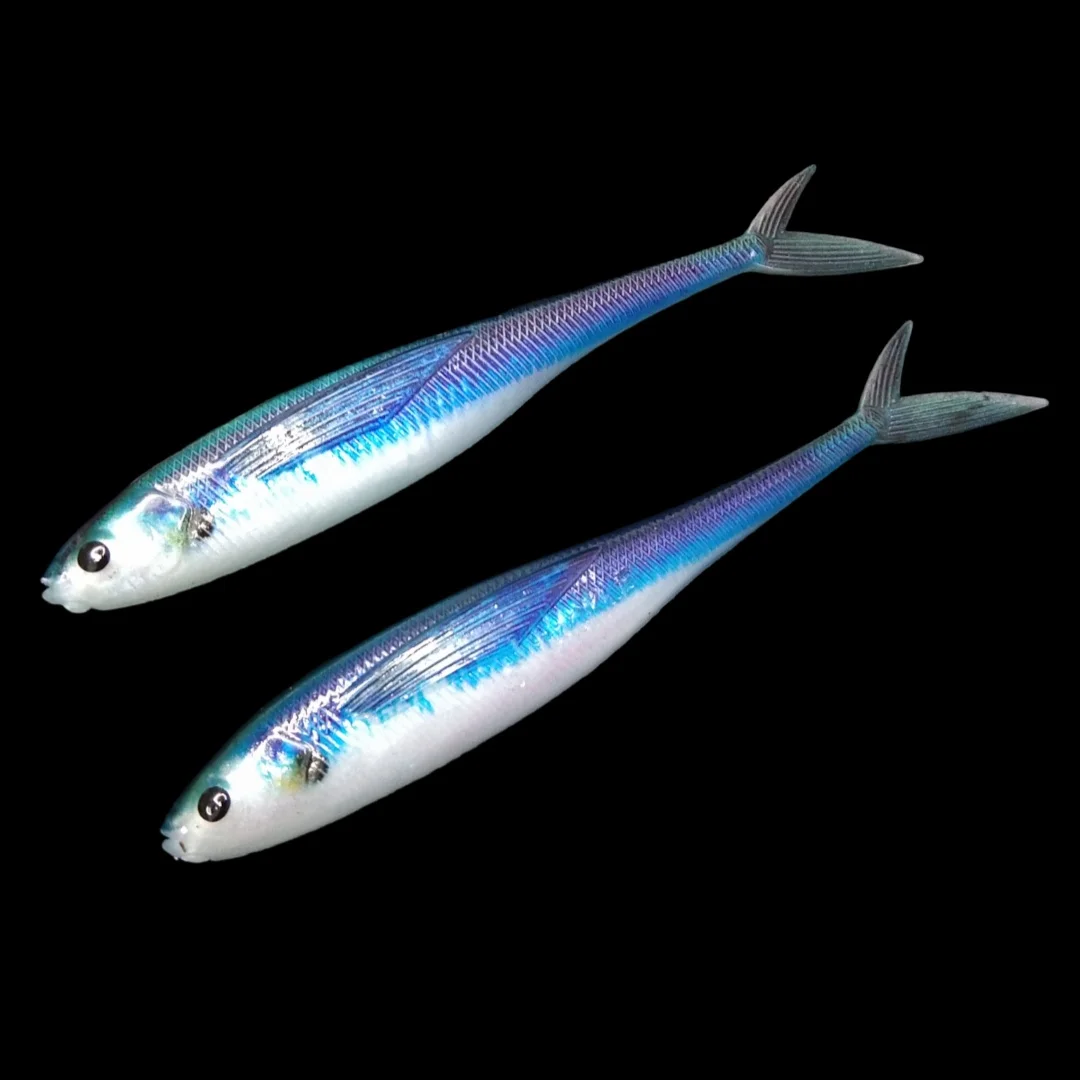 10 Uds 12cm/9,2g flotante TPR pesca Trolling atún caballa agua de mar cebo señuelos plástico suave señuelo Swimbait para pesca de lubina atún - imagen 3