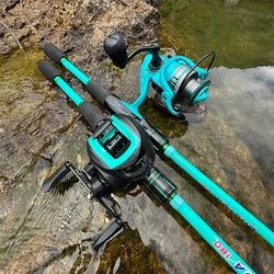 Caña Jigging Carbono Agua Salada – 4/5 secciones, 3,5-14g