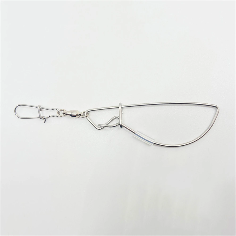 20 piezas cerradura de hebilla de Pesca de acero inoxidable 304, Pin giratorio de cobre, aparejos de Pesca de mar de agua salada, accesorios de productos de Pesca - imagen 3