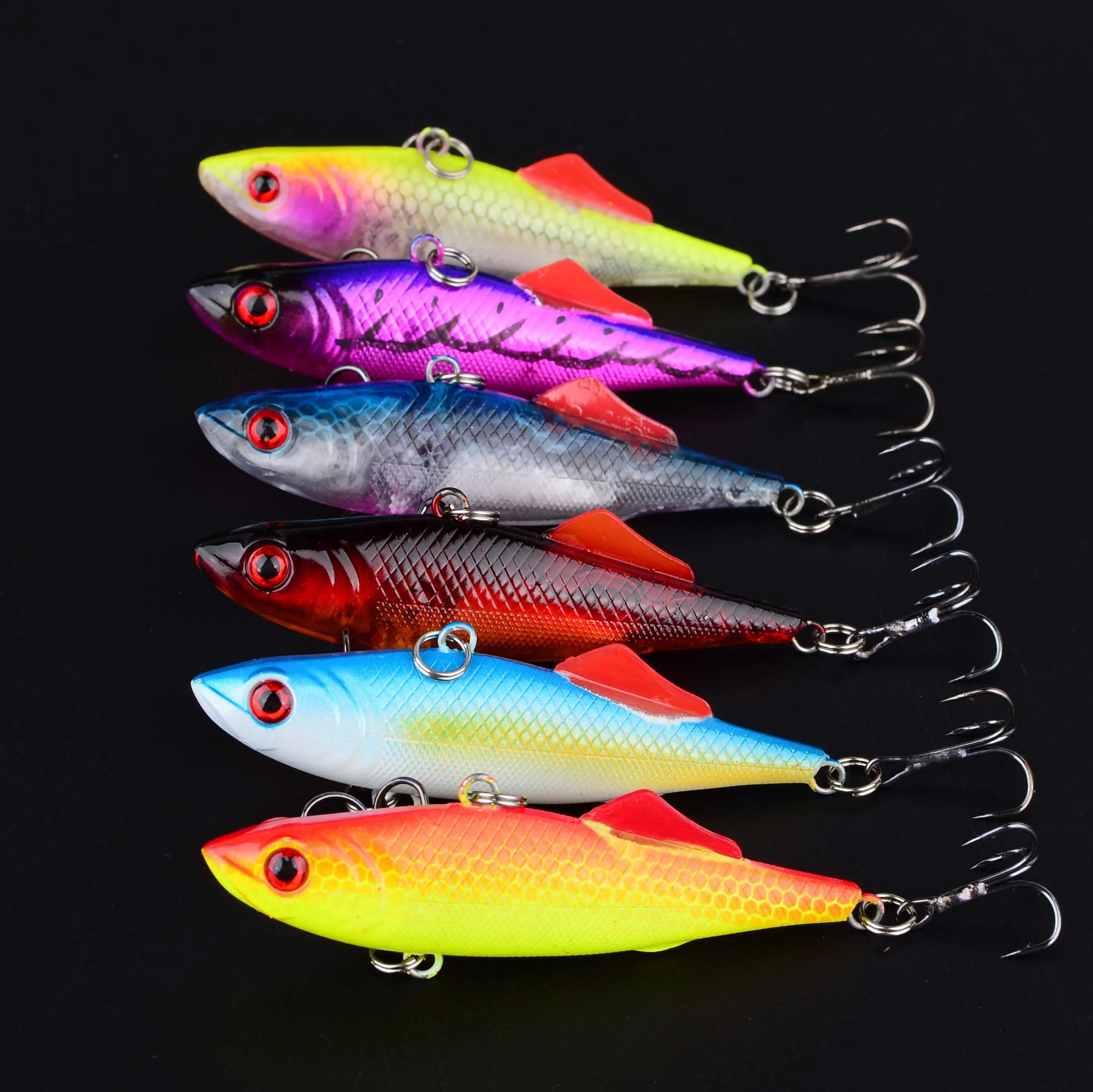 Señuelo de pesca con vibración VIB, cebo duro Wobbler Artificial Isca de fundición larga, aparejos de carpa para nadar, 6 uds. - imagen 4