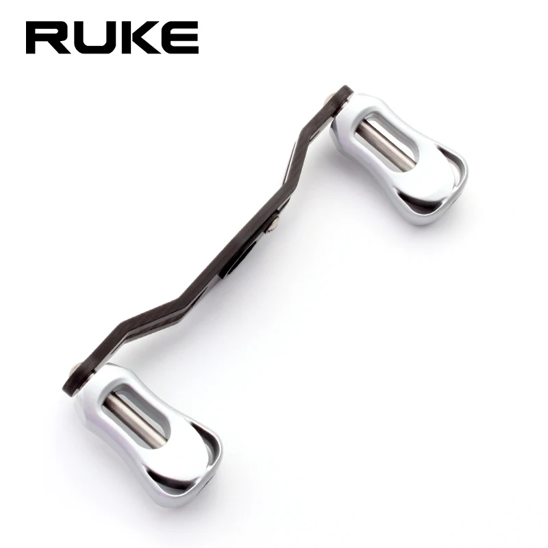 Ruke-mango de carrete de pesca, materiales de fibra de carbono para D/Ab, longitud de 105mm, tamaño del agujero 8*5/7*4mm para balancín de fundición, peso DIY 20g - imagen 3