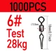 1000pcs size 6
