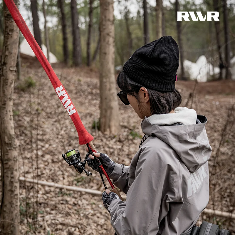 RVVR-funda de protección para caña de pescar, aparejos de pesca ajustables de 180CM-229CM, soporte para caña de pescar, cubierta de nailon - imagen 5