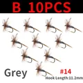 10PCS Grey B14