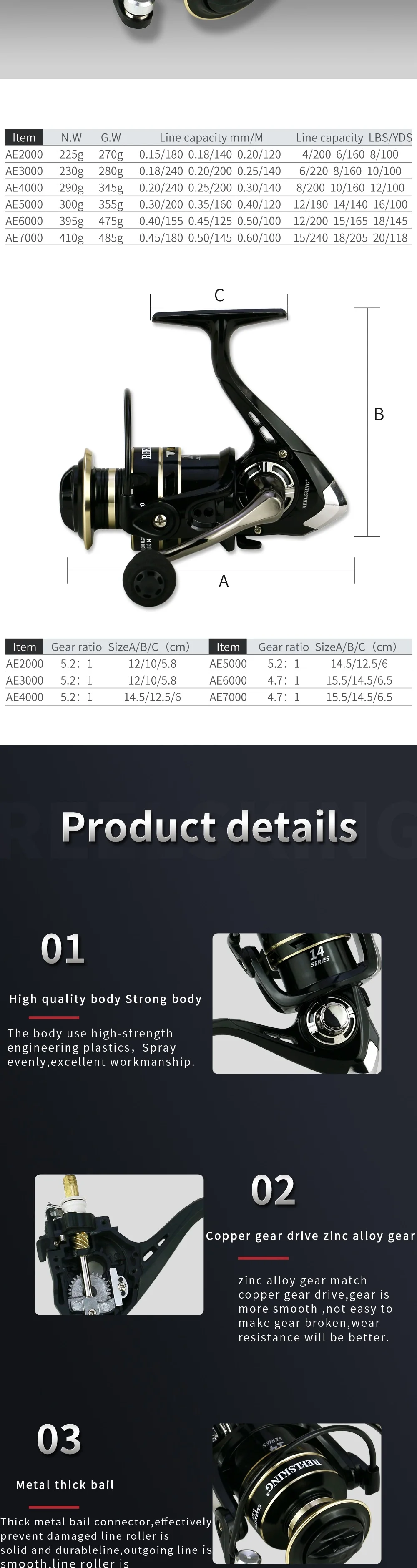 Experimentar pesca de alta calidad con este carrete duradero y versátil