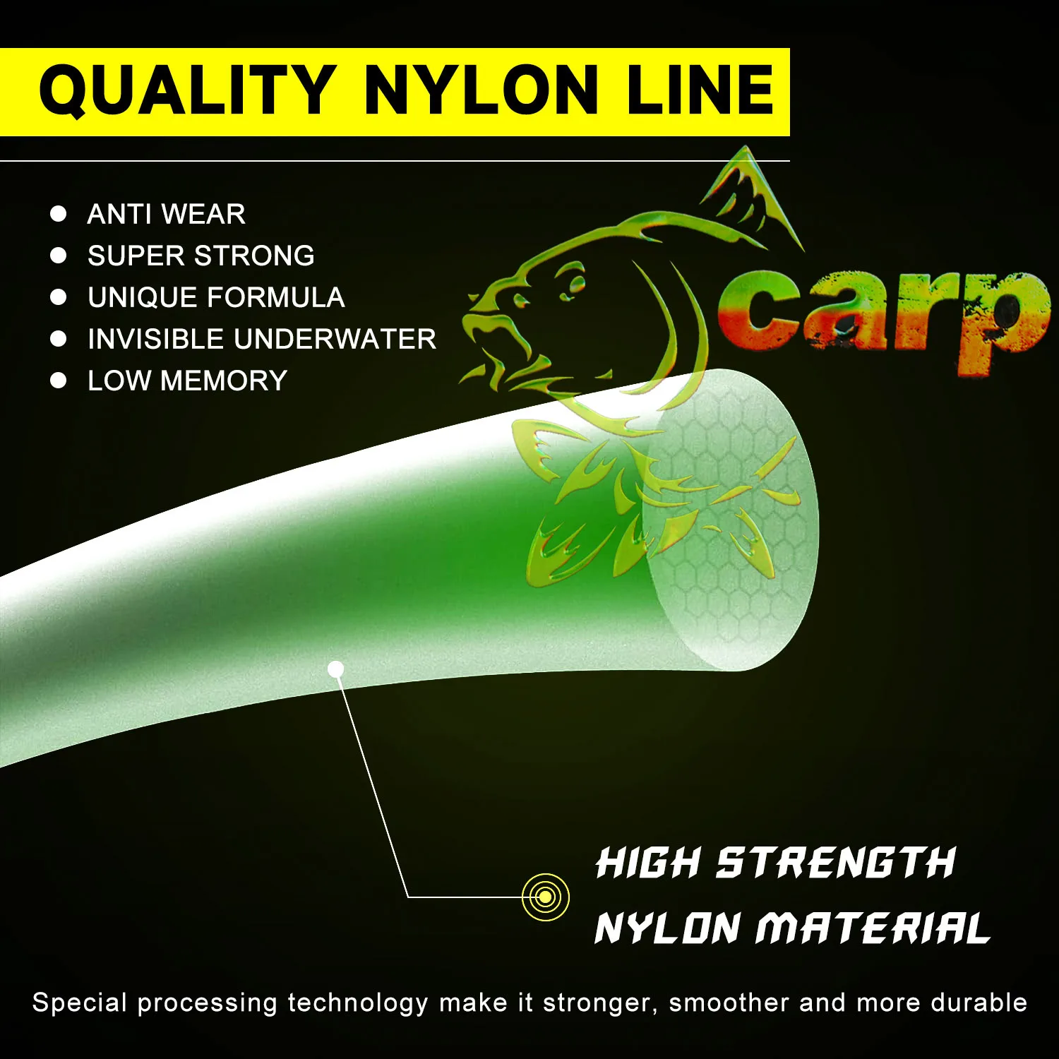 Sougayilang Línea de Nylon para Carpas – Monofilamento Agua Dulce - imagen 3