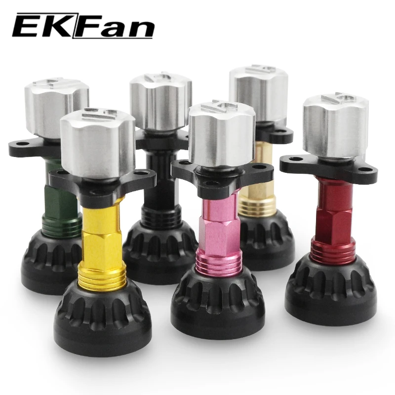 EKFan 17G, mango de carrete de pesca ajustable de alta calidad, equilibrador de rueda giratoria DIY