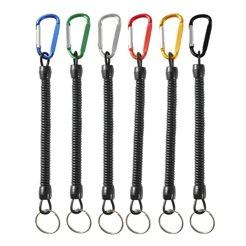 Tirar cuerda fija elástica, cuerda de protección para caña de pescar, cuerda antipérdida, herramienta multifunción Flexible de plástico, aparejos de pesca ALASICKA - imagen 3