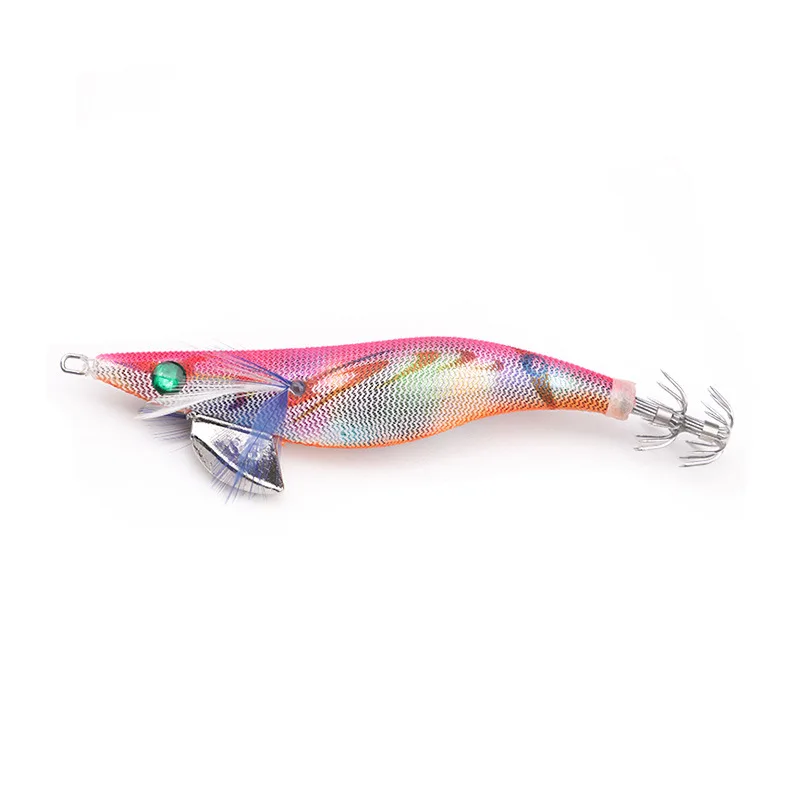 Duoke-anzuelo de calamar de camarón de madera para pesca pesada en el mar, simulación de aguja de calamar, subcebo de carretera, 3,5, 2,2, 1,8, nuevo - imagen 5