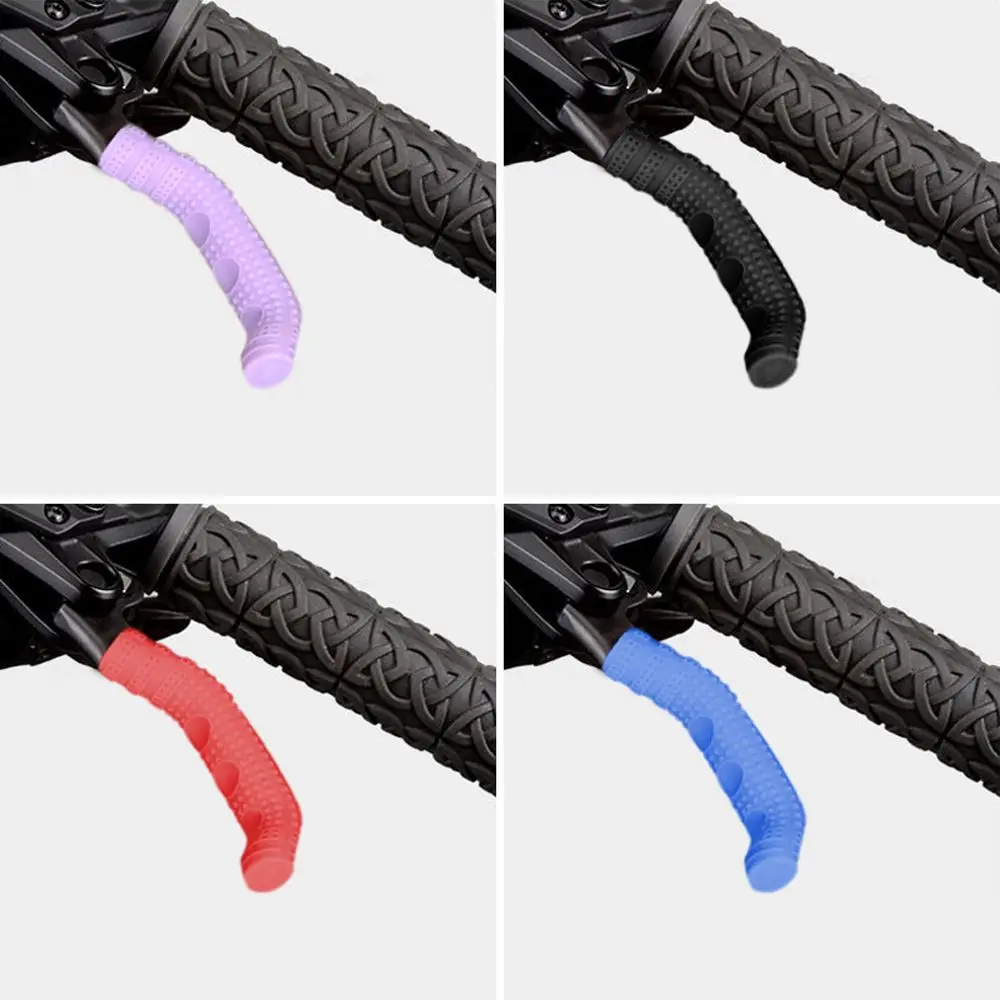 Cubierta de palanca de freno antideslizante, empuñaduras de bicicleta Multicolor, cubierta protectora de silicona, accesorios para bicicleta de montaña MTB - imagen 3