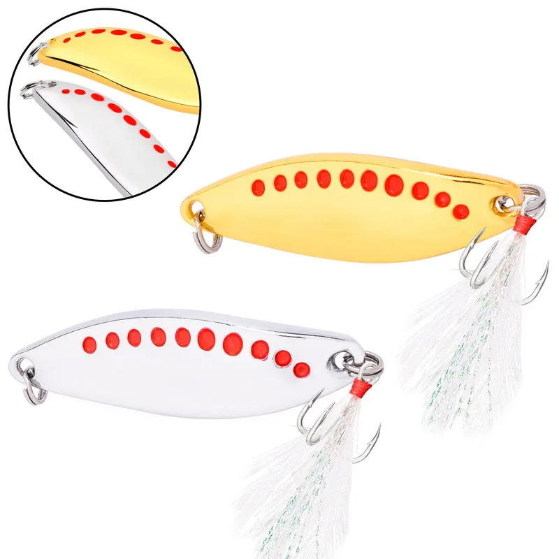 Spinner Cuchara Trucha – Señuelo metal con lentejuelas - imagen 4
