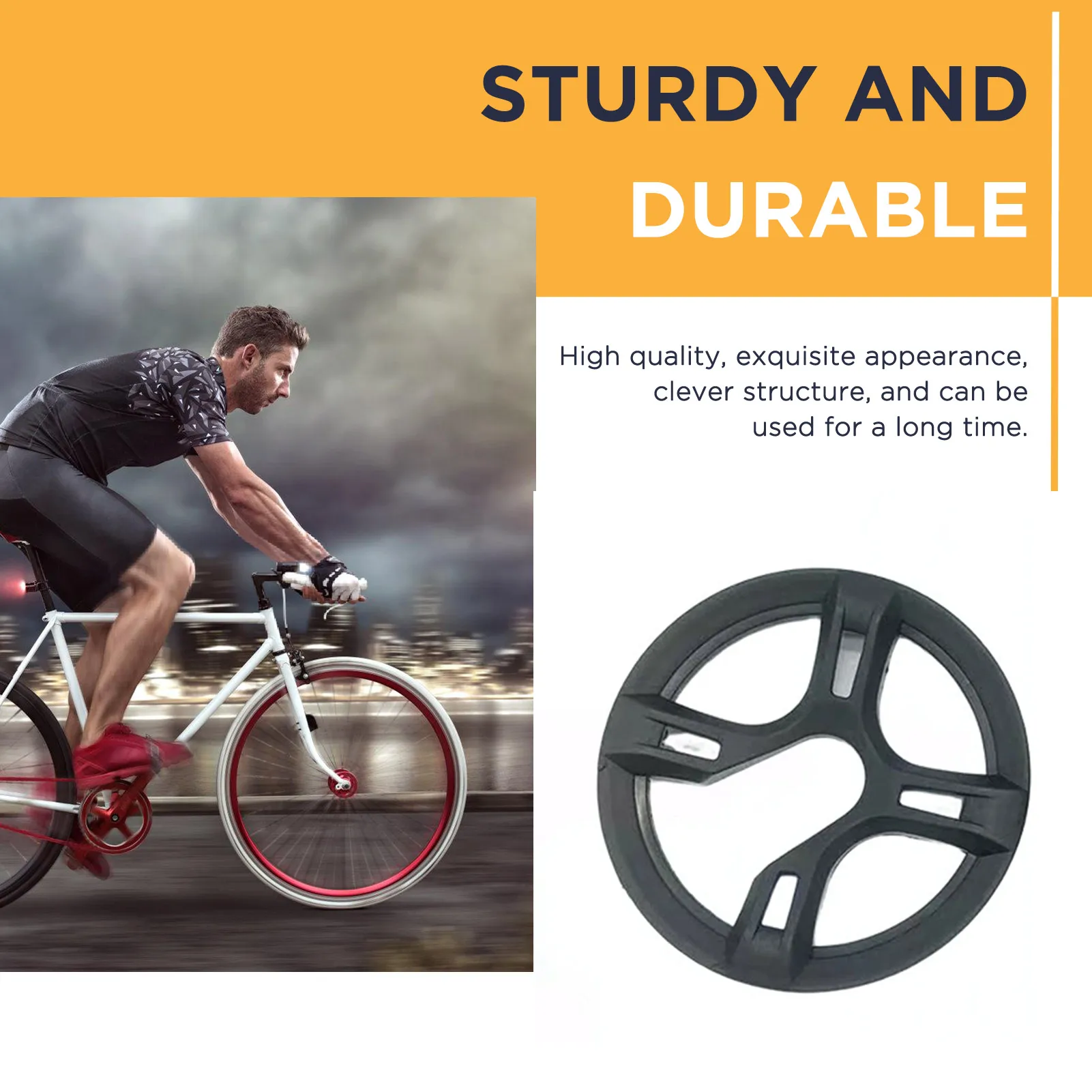 Cubierta de protección de disco Dental Universal de 4 orificios, cubierta de disco Dental MTB, cubierta protectora de rueda de velocidad de muerte para bicicleta, herramienta de ciclismo - imagen 3