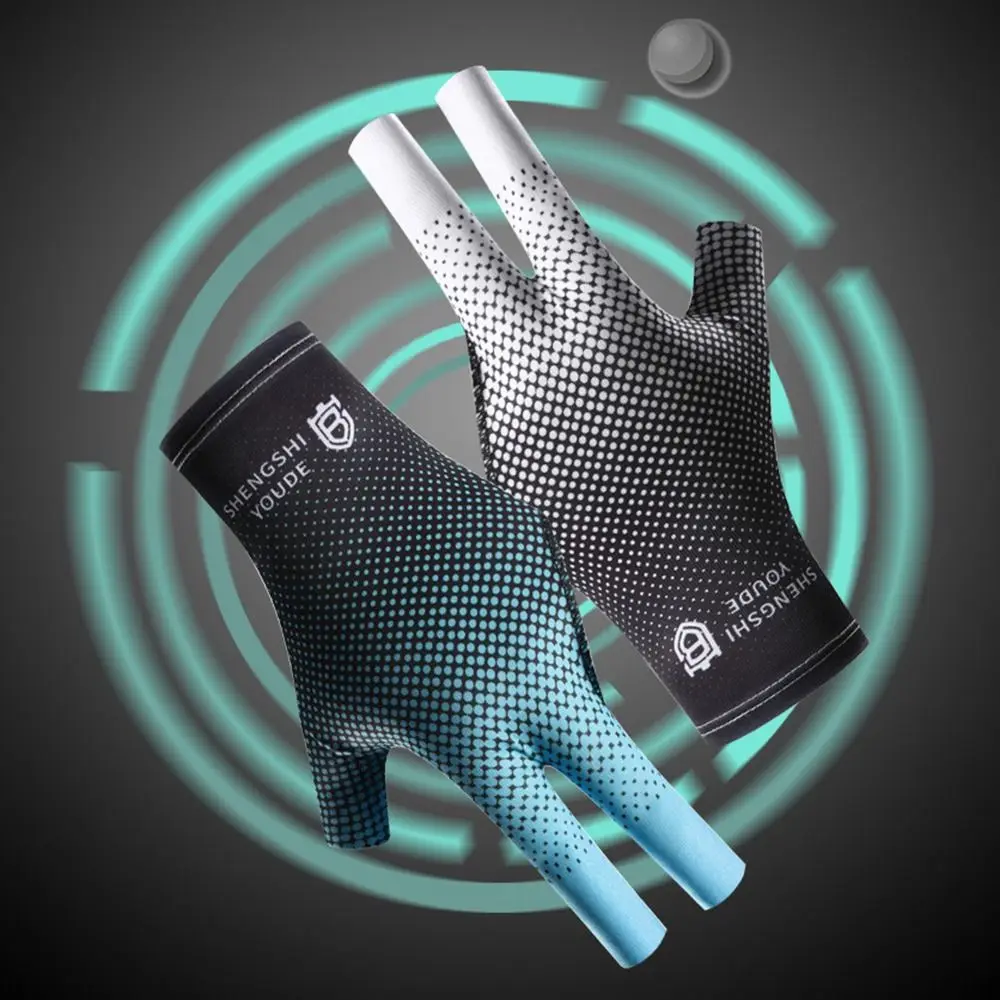 Guante de billar elástico antideslizante, resistente al desgaste, para entrenamiento de billar, transpirable, 1 ud. - imagen 2