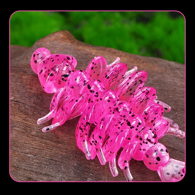 WEIHE 6 uds señuelo de pesca de camarones blandos TPE 6,5 cm/2,8g - imagen 3