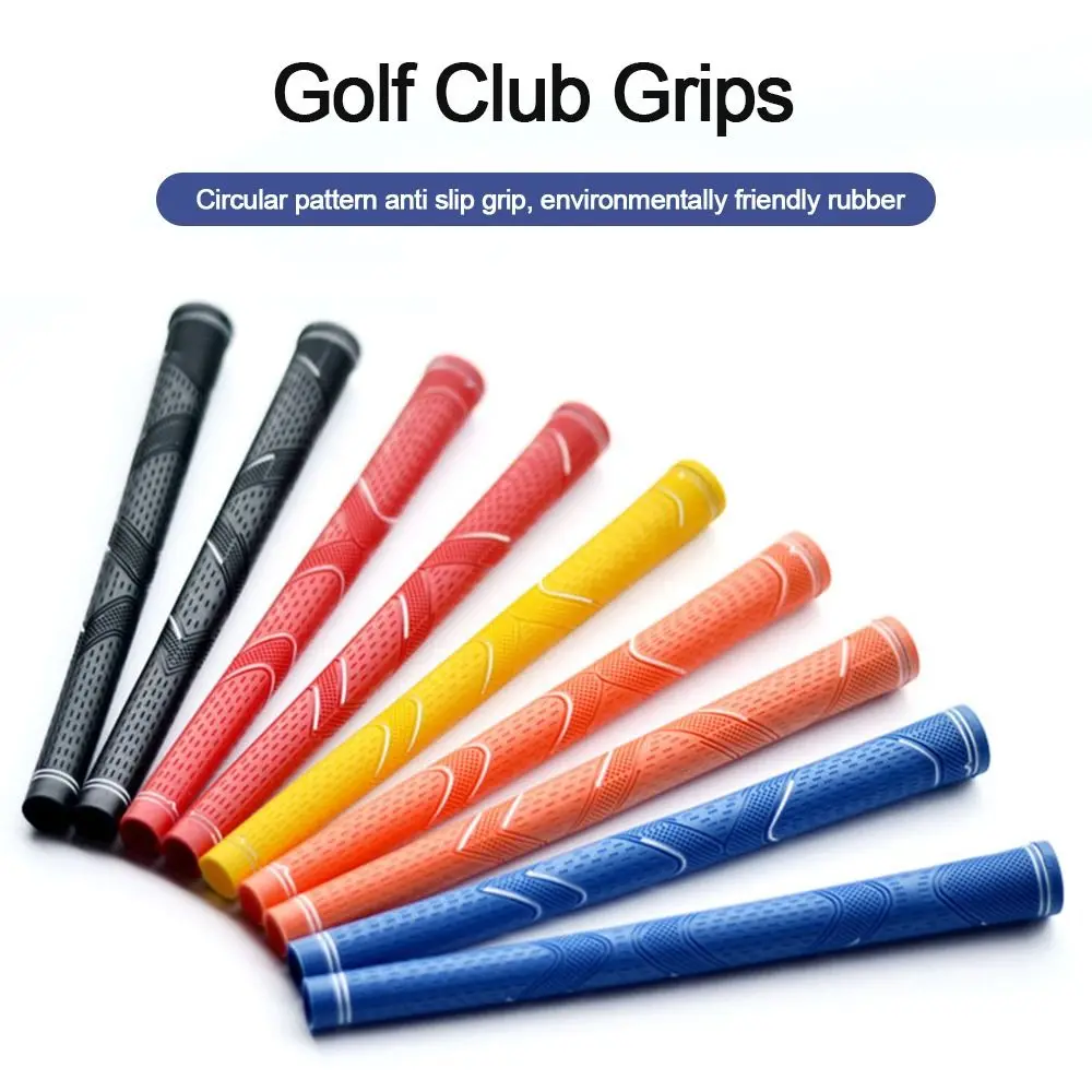 Nuevos empuñaduras de goma para palos de Golf, mango Universal estándar de tamaño mediano resistente al desgaste, planchas antideslizantes de varios colores, maderas - imagen 4