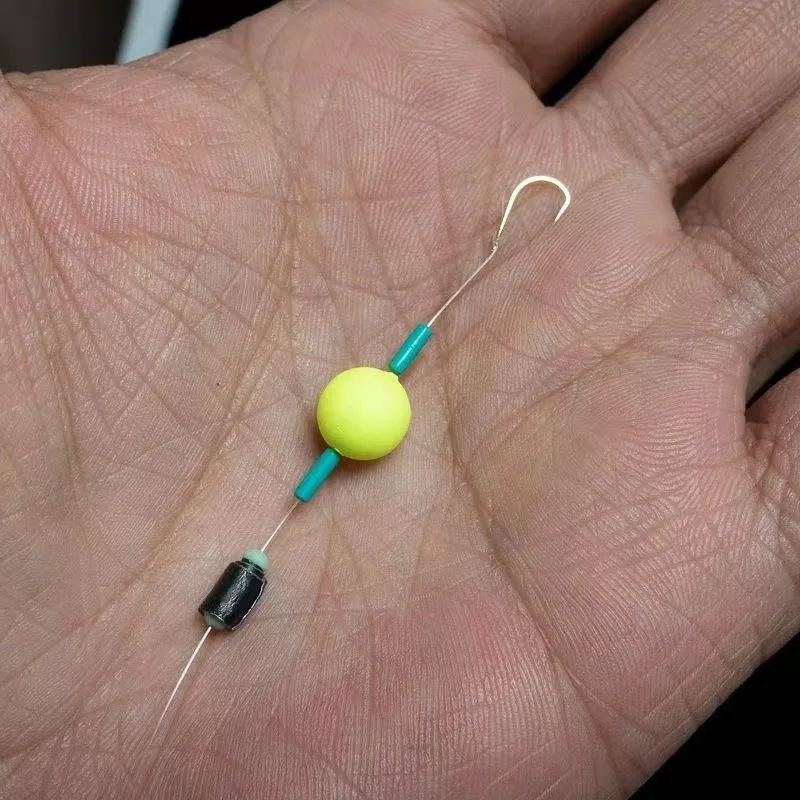5 uds aparejos de pesca para el cabello anzuelo listo para usar anzuelo de pesca de carpa tamaño 3 # 4 # 5 # 6 # 7 # Aparejos de carpa, señuelo de pesca, aparejos de pesca - imagen 5