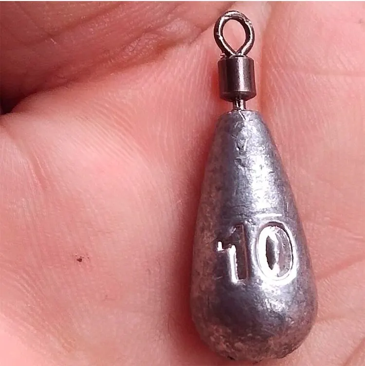 10 g de peso de pesca para líneas apretadas