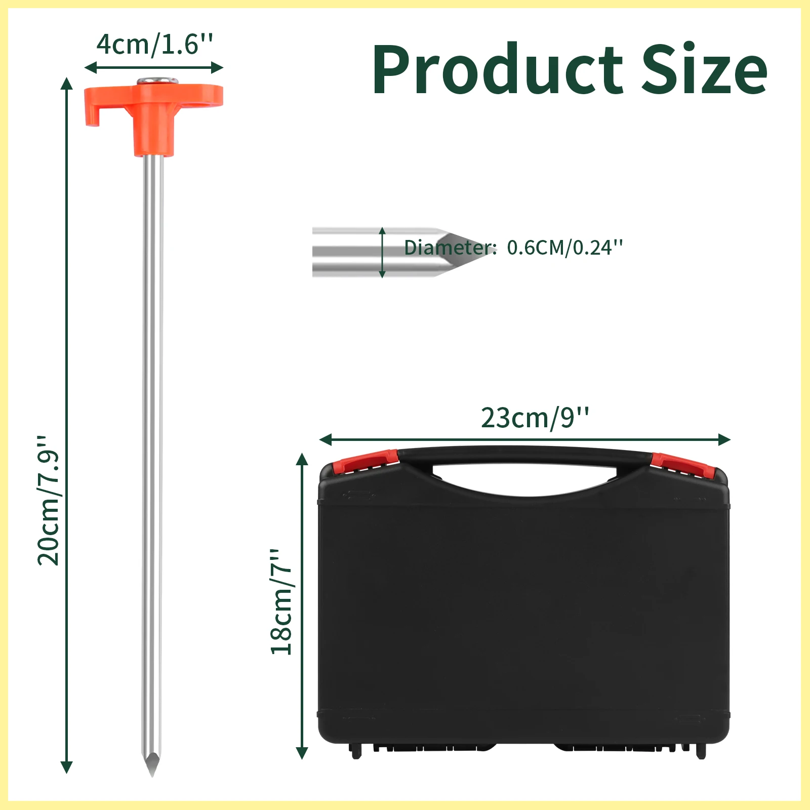 20 unids/lote 20cm tienda de campaña de aleación de aluminio toma clavijas de alta resistencia accesorios de viaje para acampar al aire libre lona clavos ultraligeros clavija de tierra - imagen 5
