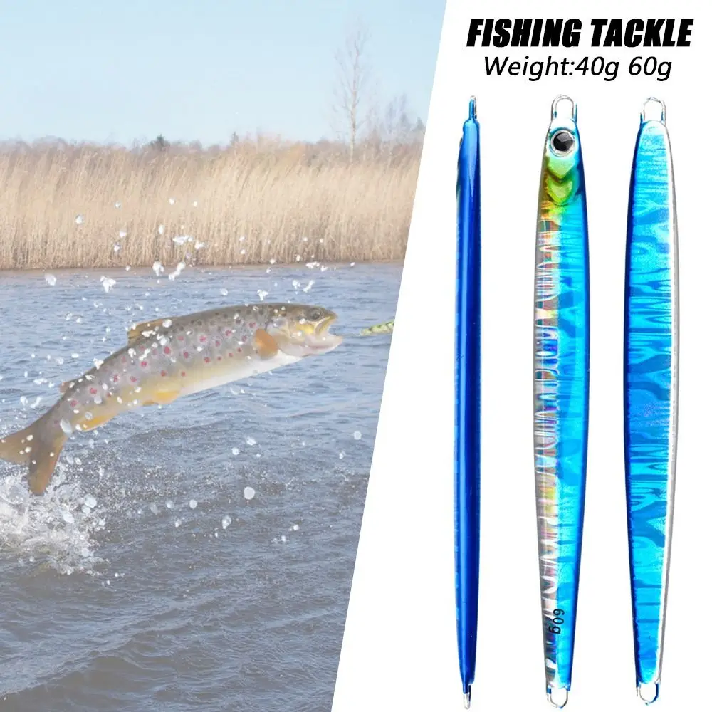 Señuelo de pesca de hierro, cebos giratorios galvanizados, plantilla de Metal, 5 colores, 40g, 60g, nuevo - imagen 4