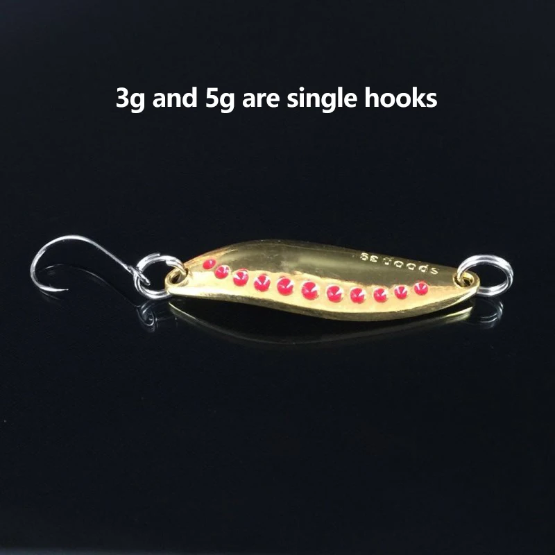 Señuelos duros de Metal para pesca, anzuelo de plumas, aparejos de pesca, 3g, 5g, 7g, 10g, 15g, 20g, 25g, 2 piezas - imagen 4