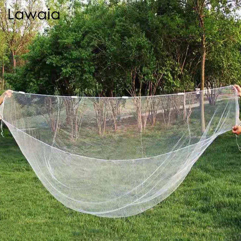 Salabre Lawaia – Nailon trenzado blanco con mango de bambú