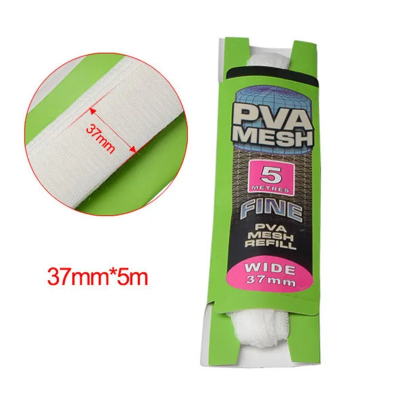 Red de aterrizaje de pesca estrecha Soluble PVA de 5M, bolsa de cebo de repuesto, protege la red de pescado, herramienta de cebo, accesorio de aparejos de red de pesca - imagen 4
