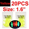 20pcs 1.6in yellow