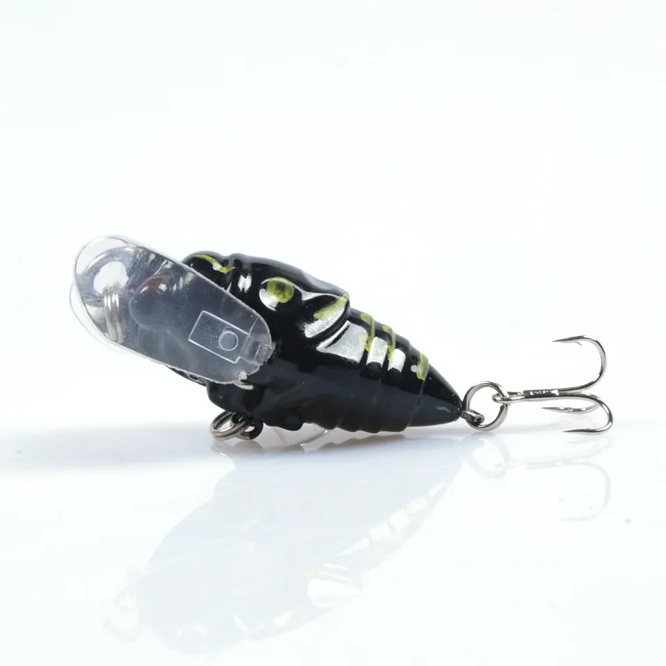 Cebos duros flotantes para pesca, señuelo Artificial para insectos, Cicada, 5cm, 6g - imagen 5