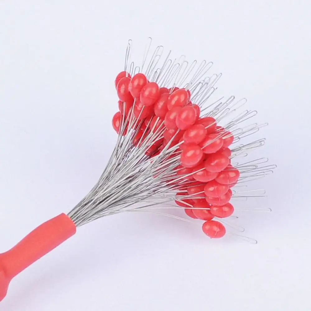 Flotador de pesca de silicona ovalado, tapón de frijol espacial, accesorios de pesca resistentes, lote de 100 unidades - imagen 3