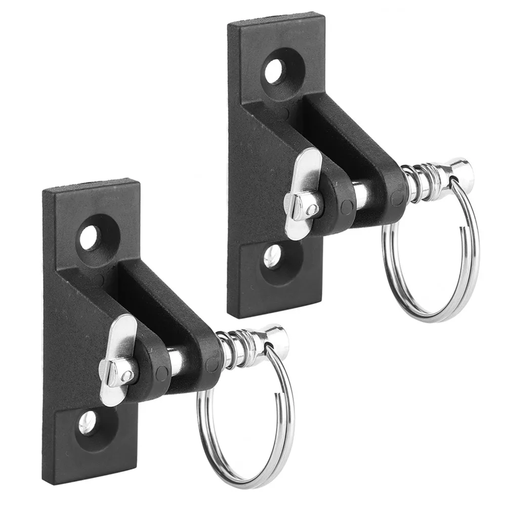 Paquete de 2 piezas marinas, montaje superior Bimini de nailon, acero inoxidable 316 con pasador de liberación rápida, bisagra de cubierta, bisagra de barco, cubierta marina - imagen 5