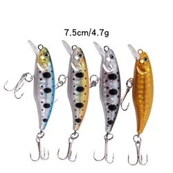 Señuelo Wobbler Crankbait con ojos 3D para pesca de lubina invierno