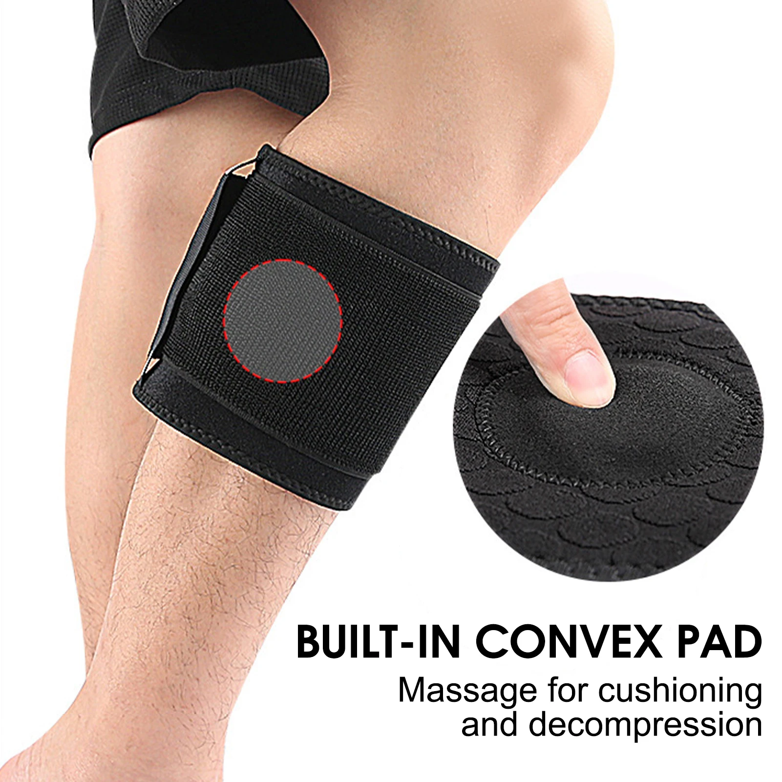 Correa de muñeca ajustable para tobillo, Protector de rodilla para correr, Yoga, baile, boxeo, entrenamiento de fuerza muscular, ropa para piernas, 1 ud. - imagen 5