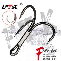 FTK Anzuelos Triples con Soporte – Pesca Lubina y Mosca Agua Salada