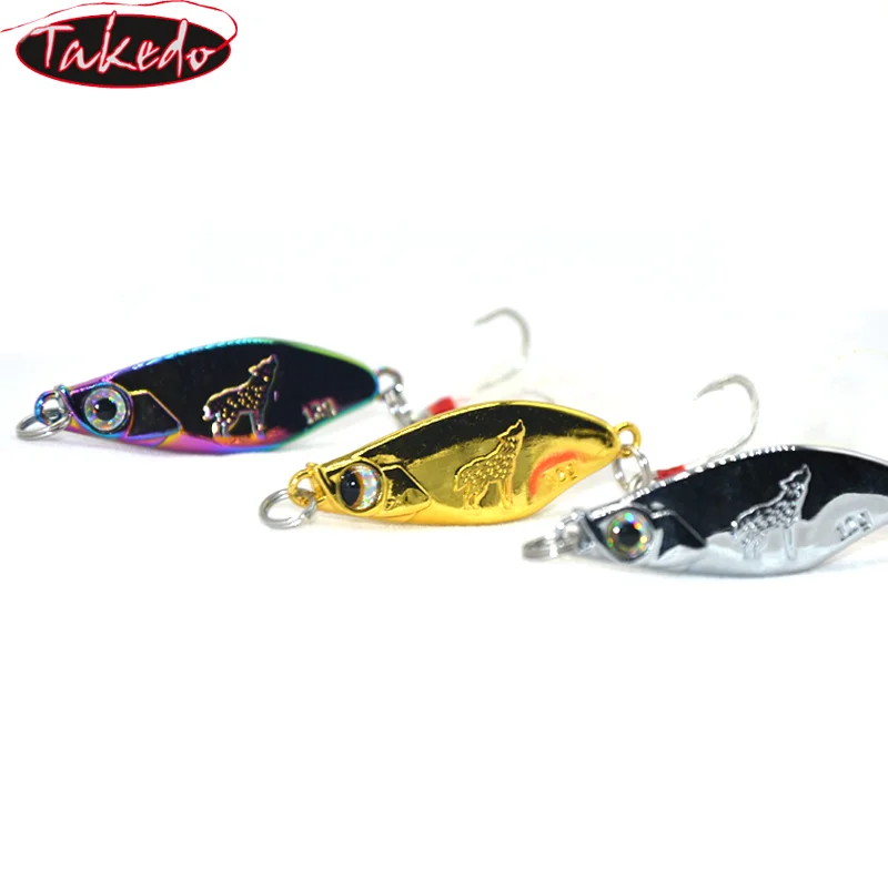 TAKEDO LX02 Cuchara jigging – Triple para perca, lucio y black bass - imagen 3