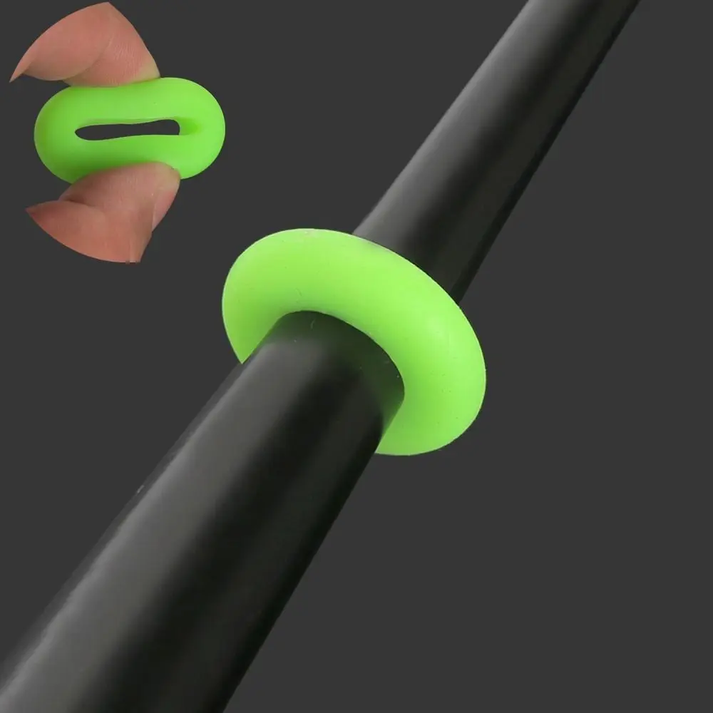 100 Uds. Anillo de varilla antideslizante de 3 tamaños de diámetro exterior 3,0 cm 3,3 cm anillo de parada de varilla elástica impermeable Material elástico Clip de varilla de 2,5 cm - imagen 4