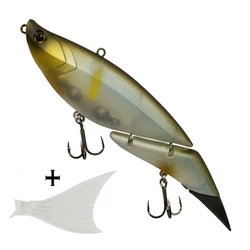 Megabass Wobbler flotante para lucio, 2 articulaciones