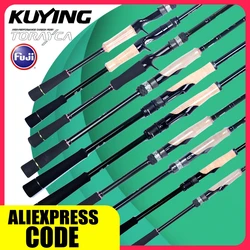 Caña Kuying Culter de carbono para spinning y casting Fuji