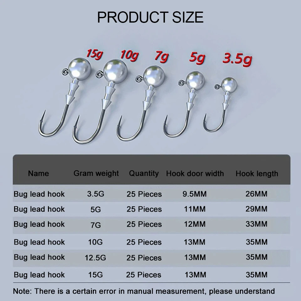 WALK FISH-anzuelo de pesca afilado de 5 piezas, señuelo de bloqueo de 3,5-15g, gusano suave, anzuelos triangulares, anzuelo de fondo fuerte anticolgante - imagen 3