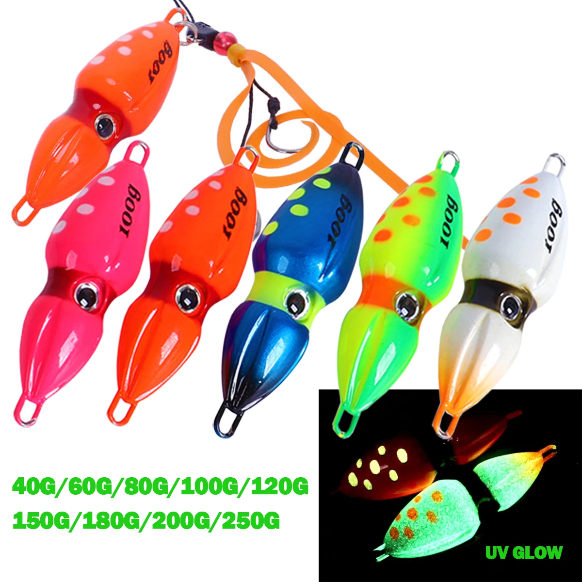 Tenya Kabura Jig Slider Inchiku Jigs 40g80g100g120g150g250g Bucktail plantilla de Metal faldas de goma señuelo de pesca de agua salada gancho pargo - imagen 4