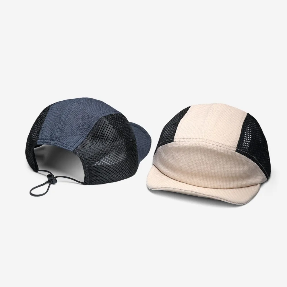 Gorra de béisbol de ala corta de secado rápido para exteriores, cara transpirable, sombrero pequeño con protección solar, sombrero de ala suave para hombres y mujeres - imagen 4