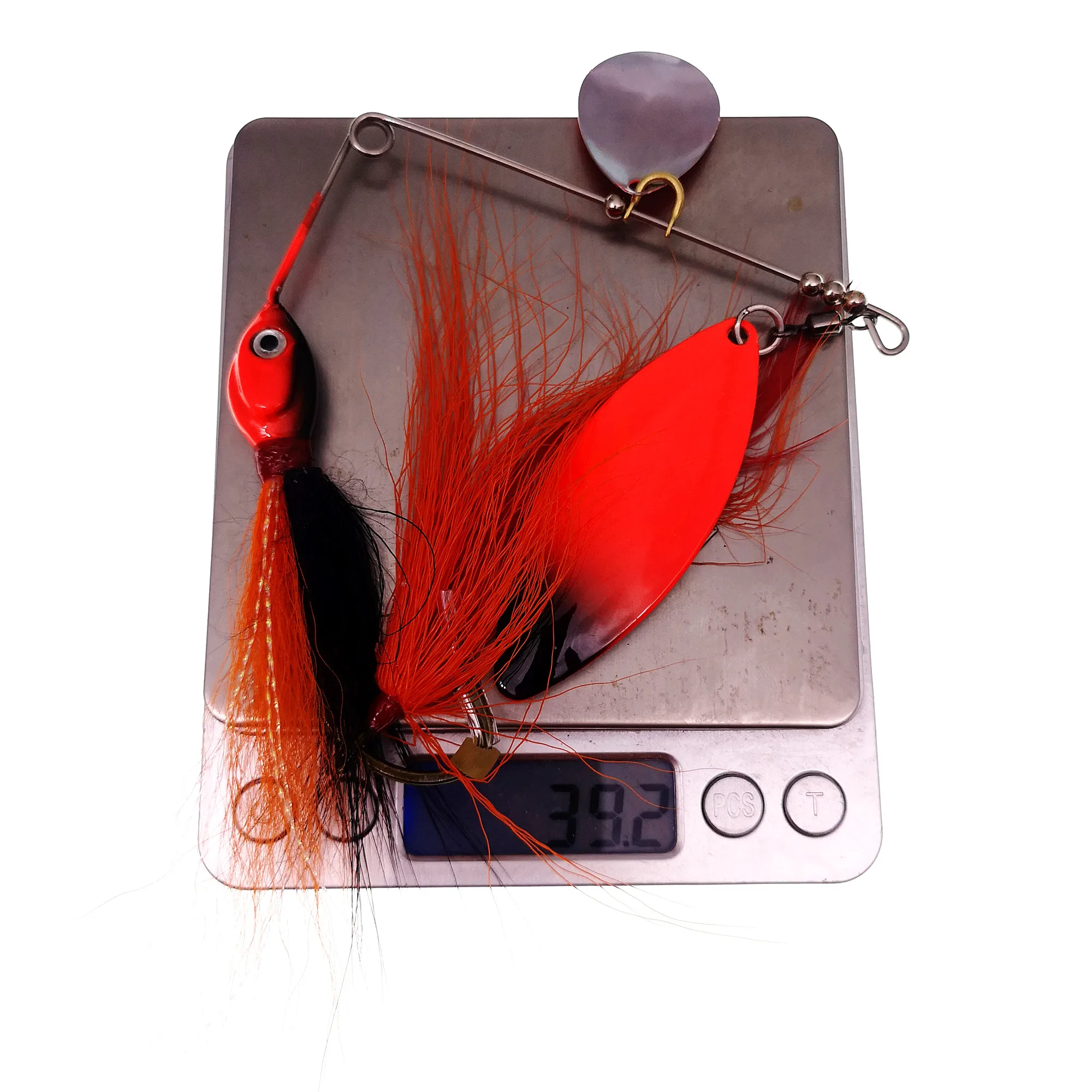 MUKUN señuelo De plantilla De 39G, señuelo De pesca De lentejuelas De Metal, Wobblers, señuelos giratorios, cebo De cuchara para lucio De Peche, aparejos Isca, cebos artificiales - imagen 4