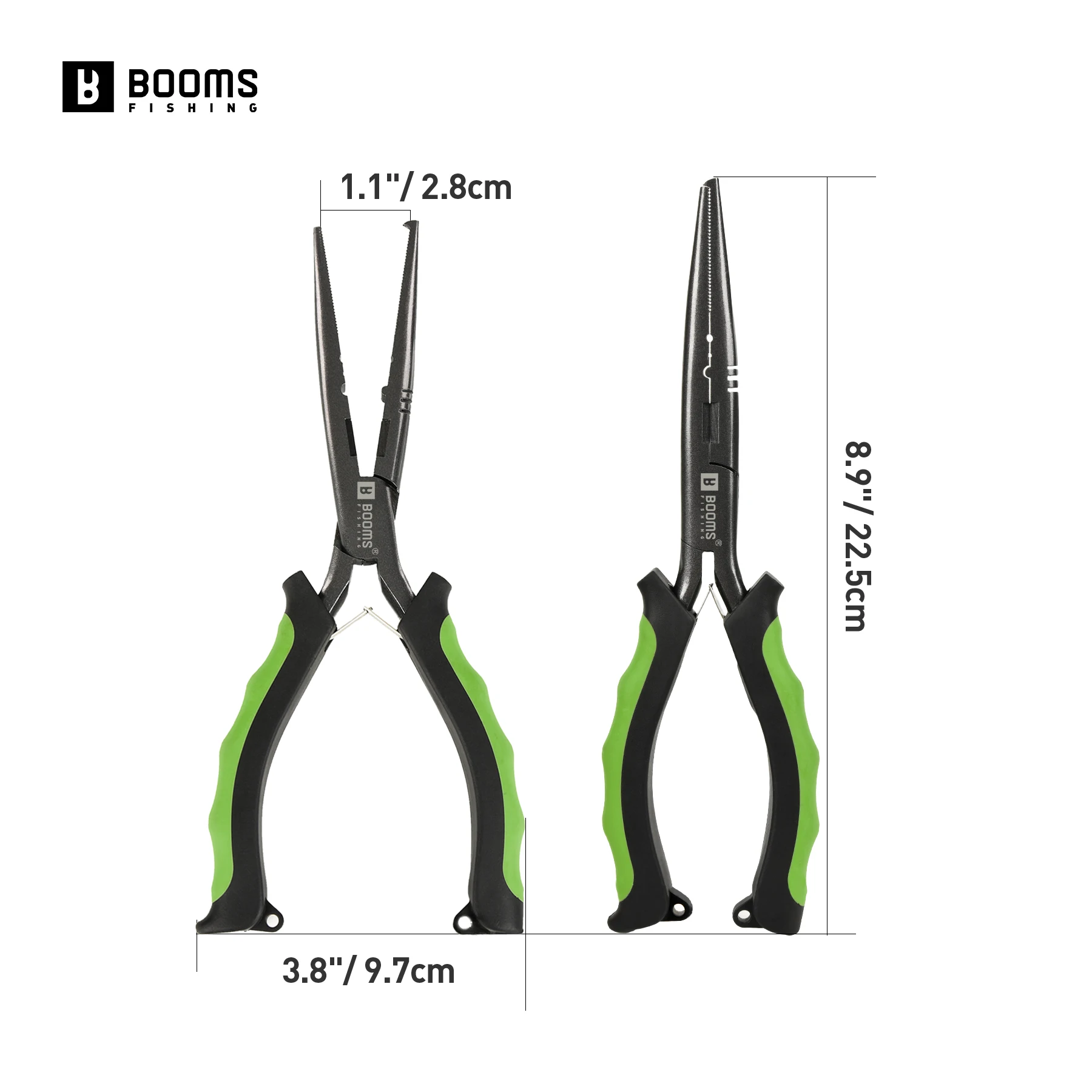 Booms Fishing F03 - Alicates multifunción pesca con punta larga aceroinoxidable - imagen 3
