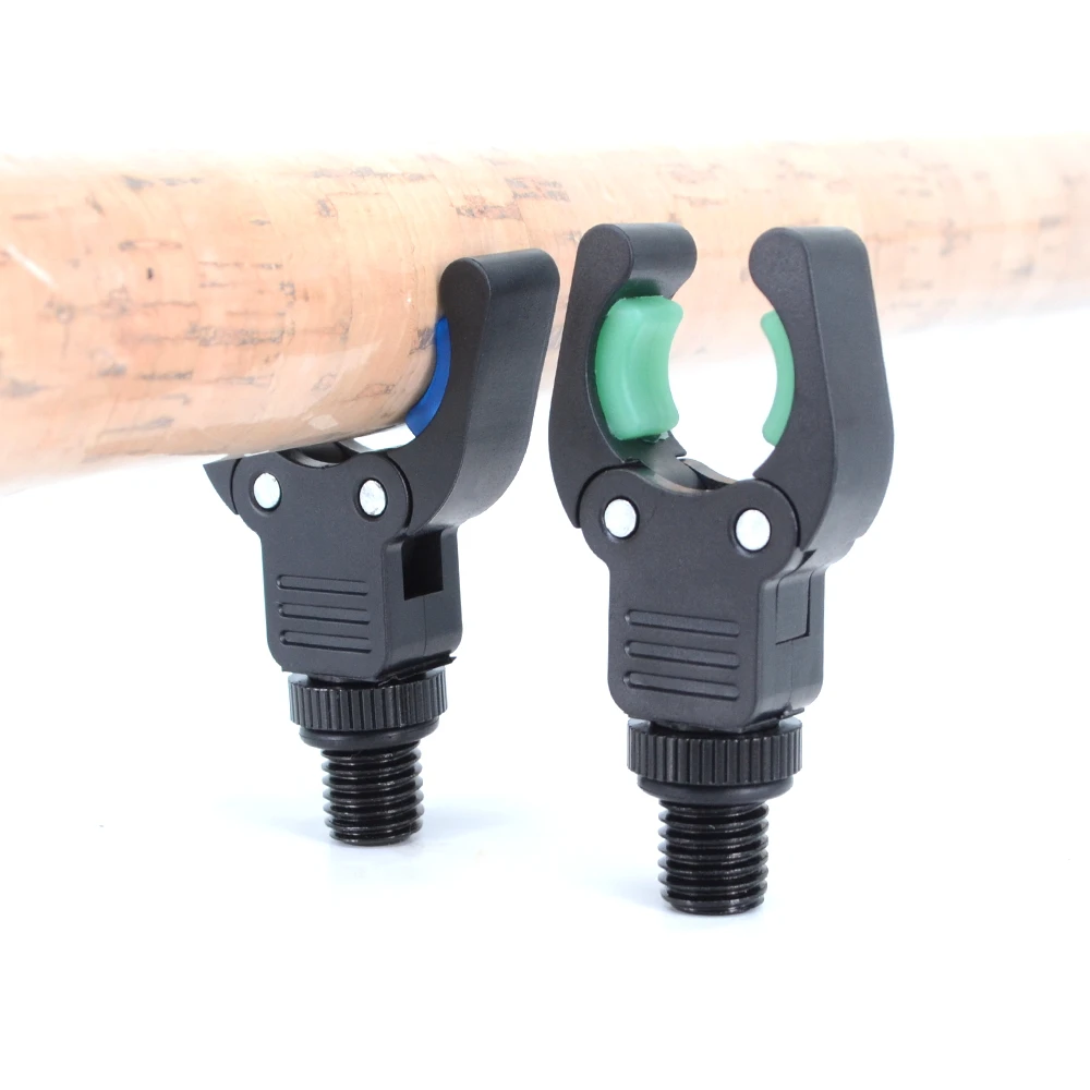 Hirisi 4 Uds. Soporte para caña de pescar de carpa, soporte para caña a tope, pinza de plástico para alarma de pesca y barra de zumbido AC143 - imagen 2