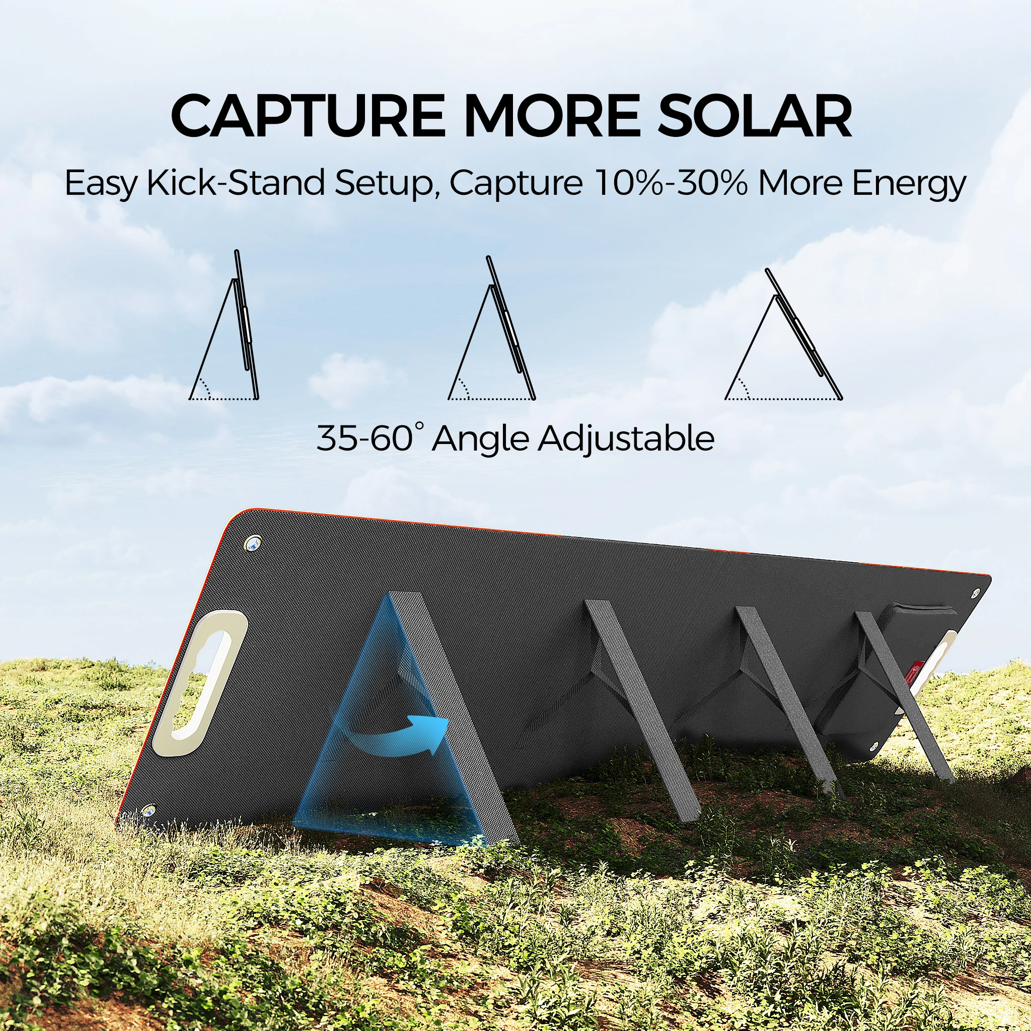 Flashfish Panel Solar Plegable – Cargador Portátil para Pesca - imagen 2